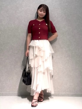 SNIDELさん（レディース・156cm）の夏コーディネート