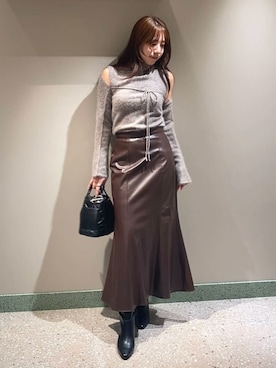 SNIDELさん（レディース・166cm）の秋コーディネート