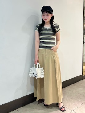 「SNIDEL（スナイデル）のアイテム」を使った、SNIDELさん（レディース・158cm）の春コーディネート