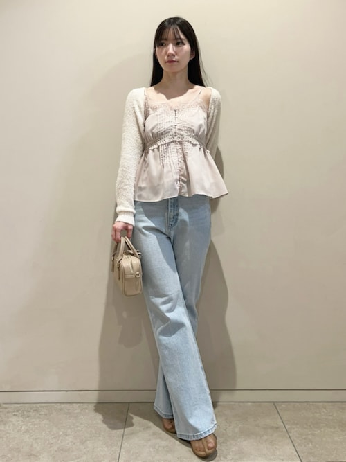 Snidel Rirandtureシャギーキャミボレロセット Snidel Rirandtureシャギーキャミボレロセット - メルカリ