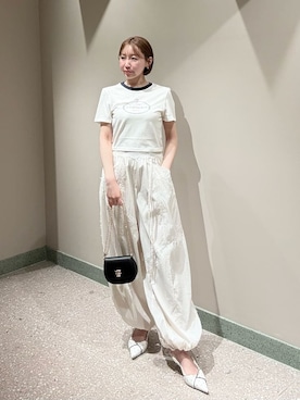 「Chacott（チャコット）のアイテム」を使った、SNIDELさん（レディース・154cm）の春コーディネート