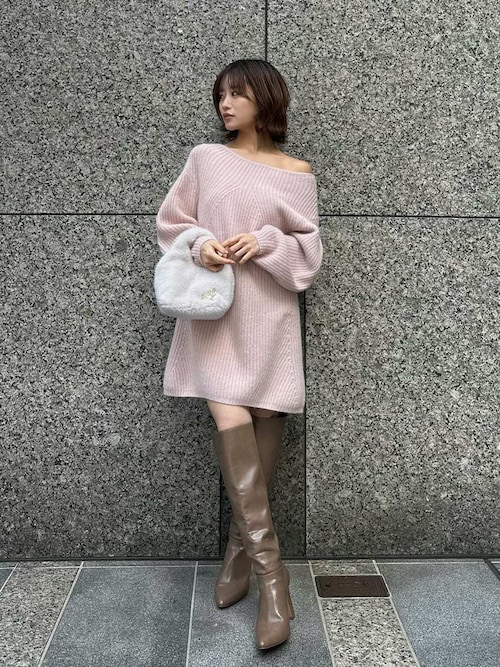 セール】ラクーンミニニットワンピース（ワンピース）｜SNIDEL
