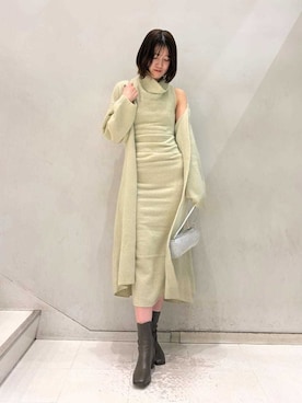 SNIDELさん（レディース・174cm）の冬コーディネート