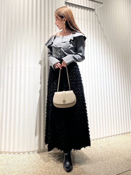 SNIDEL アシメフレアーブラウス（シャツ・ブラウス｜SNIDEL(スナイデル  