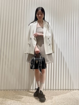 「SNIDEL（スナイデル）のアイテム（ジャケット/アウター）」を使った、SNIDELさん（レディース・160cm）の冬コーディネート