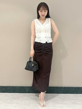 SNIDELさん（レディース・162cm）の夏コーディネート