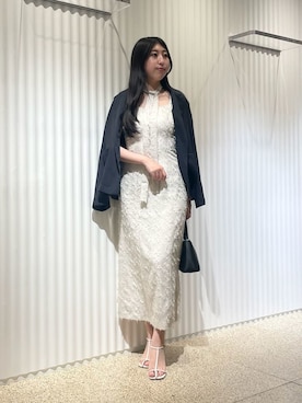 「アイテム（テーラードジャケット）」を使った、SNIDELさん（レディース・162cm）の夏コーディネート