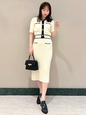 「アイテム（ワンピース）」を使った、SNIDELさん（レディース・162cm）の夏コーディネート