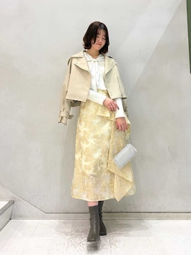 SNIDELさん（レディース・174cm）の冬コーディネート