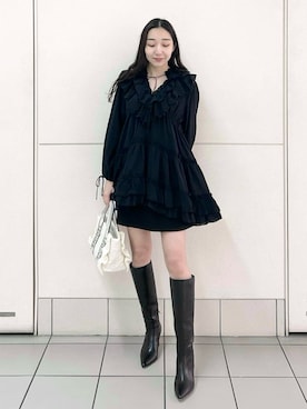 SNIDELさん（レディース・165cm）の冬コーディネート