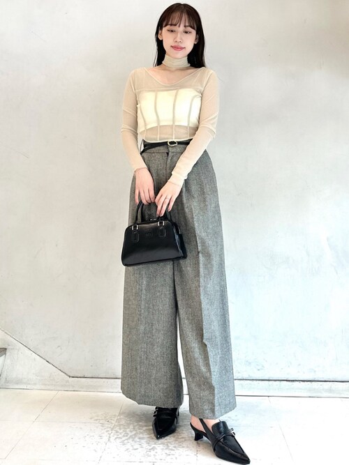 コルセットデザインカットトップス （SNIDELSNIDELさんのTシャツ  