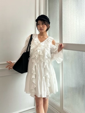 「SNIDEL（スナイデル）のアイテム」を使った、SNIDELさん（レディース・153cm）の春コーディネート