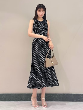 「アイテム（ワンピース/ドレス、その他）」を使った、SNIDELさん（レディース・174cm）の夏コーディネート