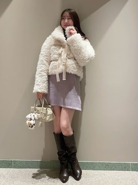 「アイテム（キーケース/キーアクセサリー）」を使った、SNIDELさん（レディース・160cm）の秋コーディネート