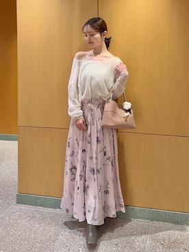 SNIDELさん（レディース・160cm）の冬コーディネート