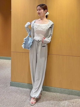 「SNIDEL（スナイデル）のアイテム（パンツ）」を使った、SNIDELさん（レディース・160cm）の春コーディネート