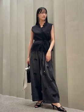 「SNIDEL（スナイデル）のアイテム（バッグ）」を使った、SNIDELさん（レディース・163cm）の夏コーディネート