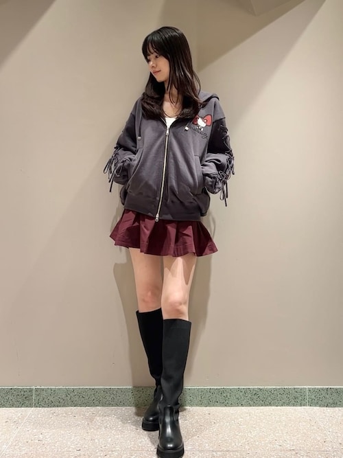 セール】【HELLO KITTY】レースアップパーカー（パーカー）｜SNIDEL