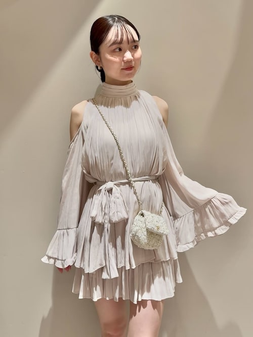 コールドショルダーセットアップ（ワンピース）｜SNIDEL