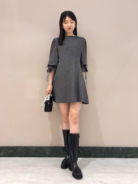 「アイテム（イヤリング）」を使った、SNIDELさん（レディース・174cm）の夏コーディネート