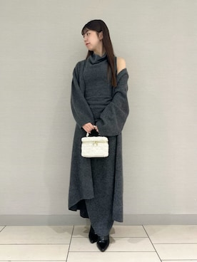 「SNIDEL（スナイデル）のアイテム（ジャケット/アウター）」を使った、SNIDELさん（レディース・165cm）の冬コーディネート