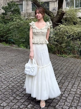 「SNIDEL（スナイデル）のアイテム」を使った、SNIDELさん（レディース・162cm）の春コーディネート