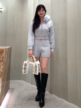 「SNIDEL（スナイデル）のアイテム（バッグ）」を使った、SNIDELさん（レディース・171cm）の秋コーディネート
