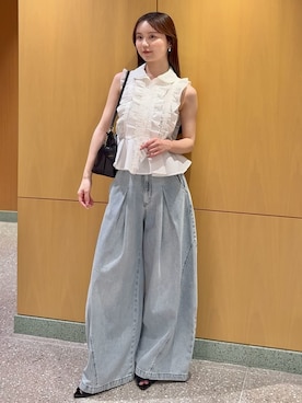 SNIDELさん(レディース・160cm)の夏コーディネート