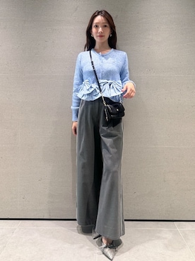 「骨格ナチュラル」｜SNIDELさん（レディース・159cm）の秋コーディネート