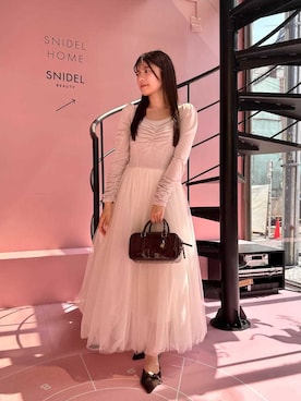 「アイテム（ワンピース）」を使った、SNIDELさん（レディース・150cm）の夏コーディネート