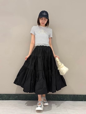 「SNIDEL（スナイデル）のアイテム（シューズ）」を使った、SNIDELさん（レディース・174cm）の春コーディネート