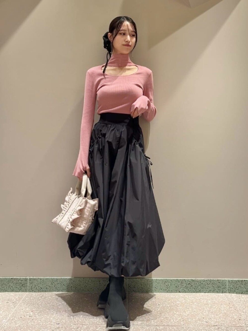 SNIDEL（スナイデル）の「ウエストゴムバルーンスカート（スカート