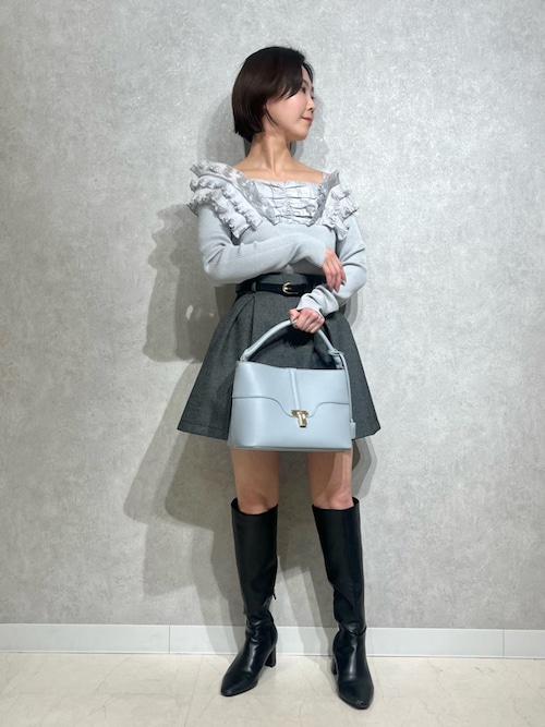 SNIDEL（スナイデル）の「メッシュロングブーツ（ブーツ）」 - WEAR