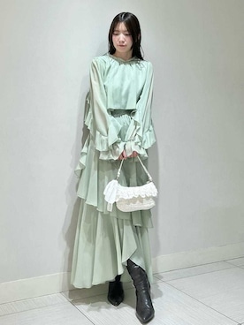 SNIDELさん（レディース・155cm）の冬コーディネート