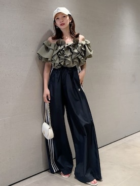 「SNIDEL（スナイデル）のアイテム（バッグ）」を使った、SNIDELさん（レディース・159cm）の春コーディネート