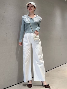 「SNIDEL（スナイデル）のアイテム（トップス）」を使った、SNIDELさん（レディース・159cm）の冬コーディネート