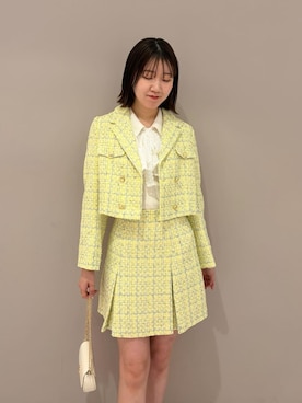 「SNIDEL（スナイデル）のアイテム（テーラードジャケット）」を使った、SNIDELさん（レディース・174cm）の春コーディネート