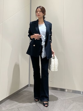 「SNIDEL（スナイデル）のアイテム（パンツ）」を使った、SNIDELさん（レディース・157cm）の秋コーディネート