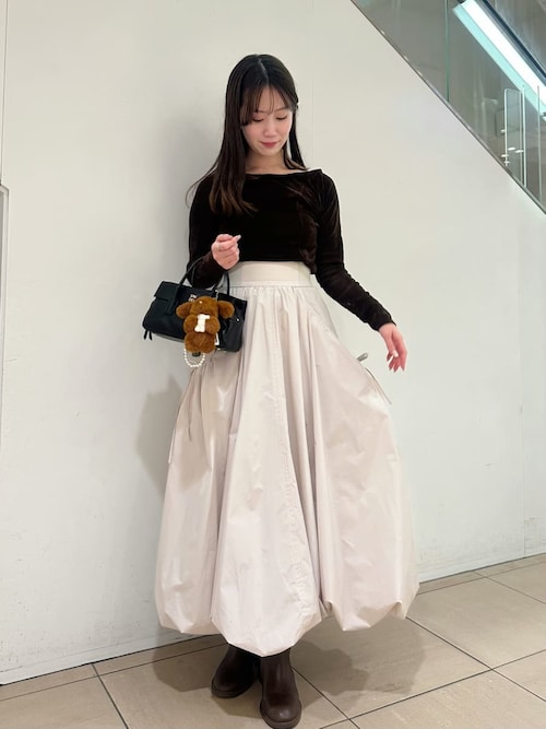 SNIDEL（スナイデル） スカート ウエストゴムバルーンスカート