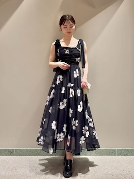 「アイテム（ピアス（両耳用））」を使った、SNIDELさん（レディース・160cm）の夏コーディネート