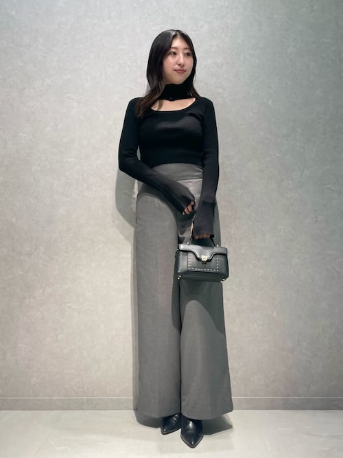 2wayクロップドハイネックプルオーバー（ニット/セーター）｜SNIDEL