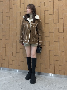 「SNIDEL（スナイデル）のアイテム（バッグ）」を使った、SNIDELさん（レディース・157cm）の秋コーディネート