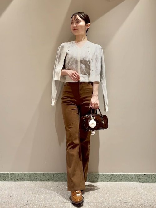 アーガイルカーディガン（カーディガン/ボレロ）｜SNIDEL（スナイデル