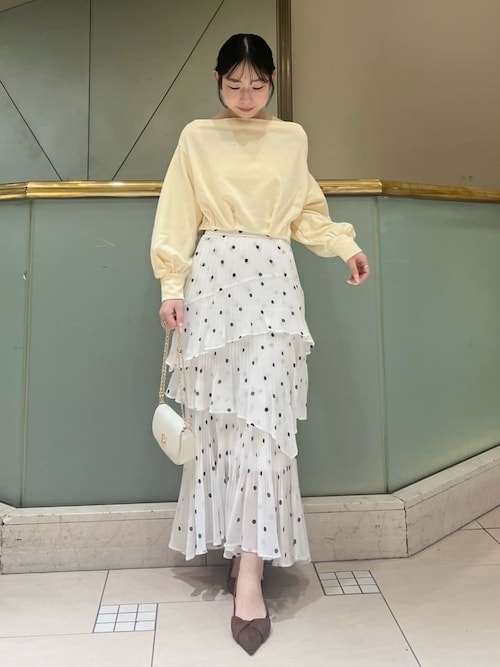 Sustainableプリーツティアードスカート(スカート)|SNIDEL Sustainableプリーツティアードスカート(スカート)|SNIDEL