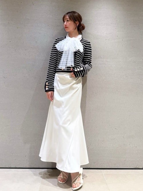 Sustainableドレープマーメイドスカート