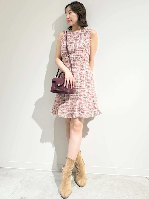 ツイードミニワンピース（ワンピース）｜SNIDEL（スナイデル）の