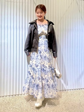 「SNIDEL（スナイデル）のアイテム（バッグ）」を使った、SNIDELさん（レディース・153cm）の冬コーディネート