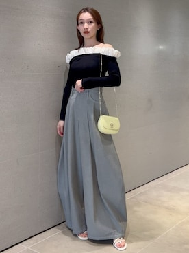 「SNIDEL（スナイデル）のアイテム」を使った、SNIDELさん（レディース・159cm）の冬コーディネート