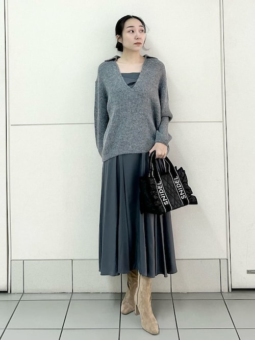 フリルキルティングロゴバッグ（ハンドバッグ）｜SNIDEL（スナイデル