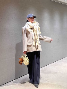 「アイテム（キーケース/キーアクセサリー）」を使った、SNIDELさん（レディース・161cm）の秋コーディネート